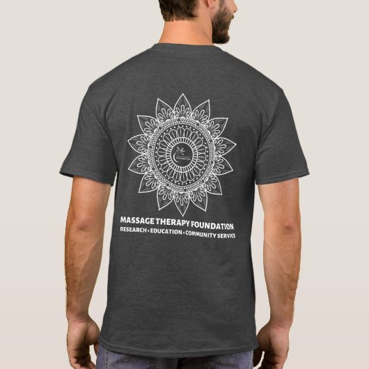 Massage Therapy Foundation Mandala T-shirt (Achterkant)