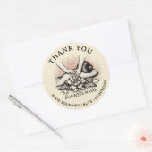 Massage Therapy Healing Hands Energy Spa Dank u Ronde Sticker (Envelop)