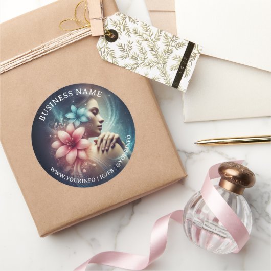 Massage Therapy Healing Hands Energy Spa Dank u Ronde Sticker (Geschenken)