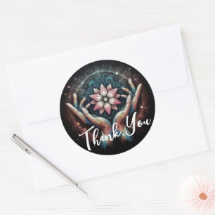 Massage Therapy Healing Hands Energy Spa Dank u Ronde Sticker