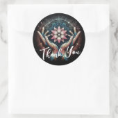 Massage Therapy Healing Hands Energy Spa Dank u Ronde Sticker (Tas)