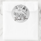 Massage Therapy Healing Hands Energy Spa Dank u Ronde Sticker (Tas)