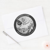 Massage Therapy Healing Hands Energy Spa Dank u Ronde Sticker (Envelop)