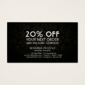 Massage Therapy Healing Hands Energy Spa Dank u Visitekaartje (Achterkant)