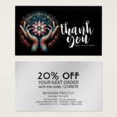 Massage Therapy Healing Hands Energy Spa Dank u Visitekaartje (Voorkant /achterkant)