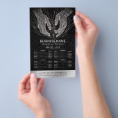 Massage Therapy Healing Hands Energy Spa prijslijs Flyer (Hand)
