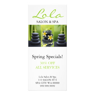 Massage Therapy Make-up Salon Spa Artiest Flyer Me Reclamekaart