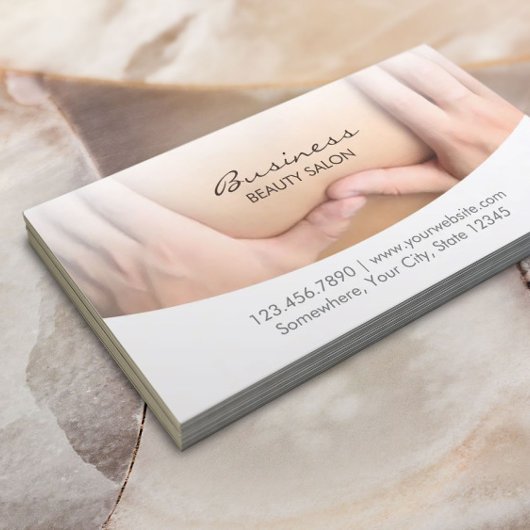 Massage Therapy Salon SPA Benoeming Afsprakenkaartje