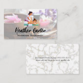 Massage Therapy | Spa Oils Salts Visitekaartje (Voorkant / Achterkant)