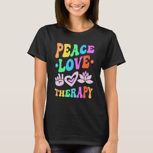 MASSAGE THERAPY Team Gym Crew Therapist Squad Rela T-shirt (Voorkant)