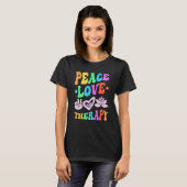 MASSAGE THERAPY Team Gym Crew Therapist Squad Rela T-shirt (Voorkant volledig)