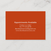 Massage Therapy Voucher Kortingskaartje (Achterkant)