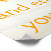 Massage van bamboe op voetbodem poster (Hoek)