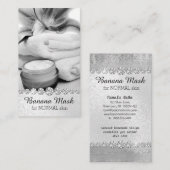 Massage van het Recept van de Room van Skincare Visitekaartje (Voorkant / Achterkant)