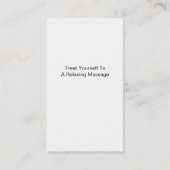 Massage Visitekaartjes (Achterkant)