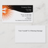 Massage Visitekaartjes (Voorkant / Achterkant)
