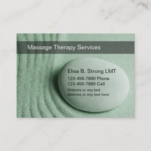 Massage Visitekaartjes (Voorkant)
