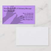 Massage Visitekaartjes (Voorkant / Achterkant)