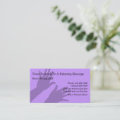 Massage Visitekaartjes (Staand voorkant)