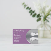 Massage Visitekaartjes (Staand voorkant)