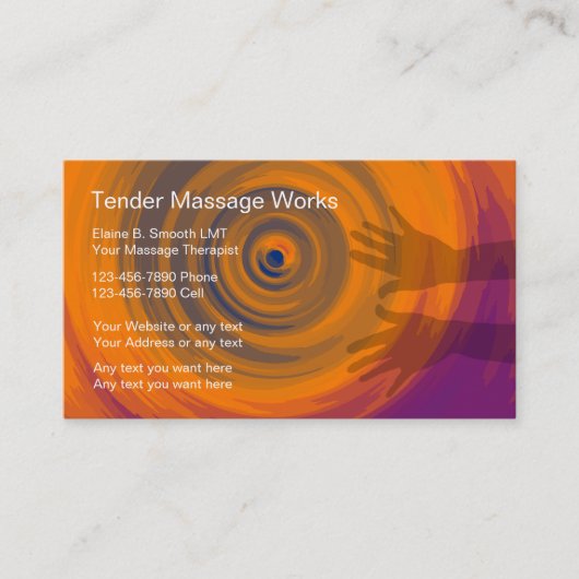 Massage Visitekaartjes (Voorkant)