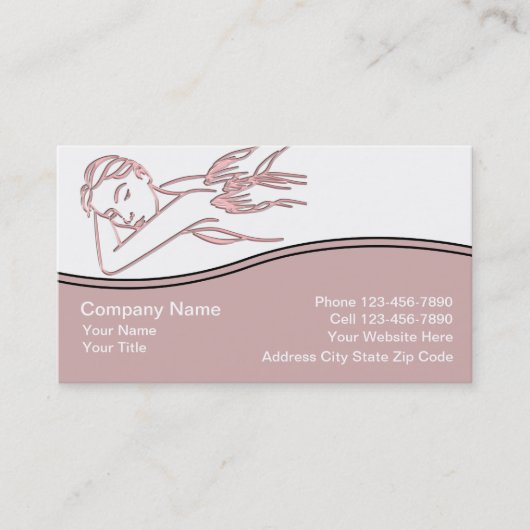 Massage Visitekaartjes (Voorkant)
