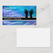 Massage Visitekaartjes Modern Design (Voorkant / Achterkant)