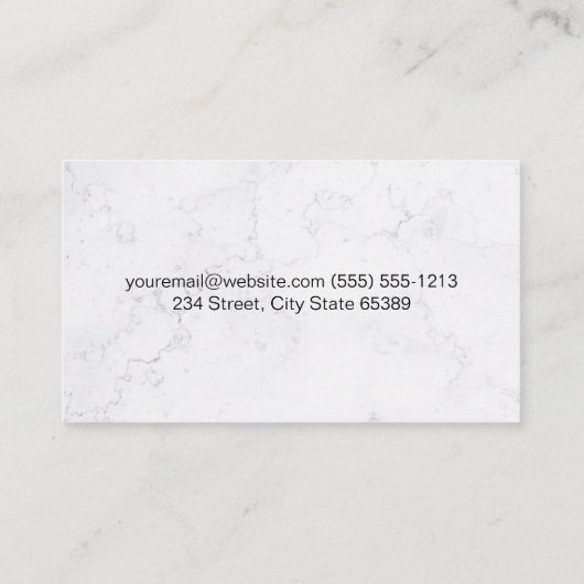 Massage vrouwen visitekaartje (Achterkant)