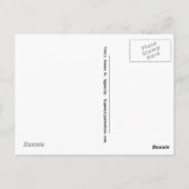 Massage waslijst "Een aanraking met Humor" Briefkaart (Achterkant)