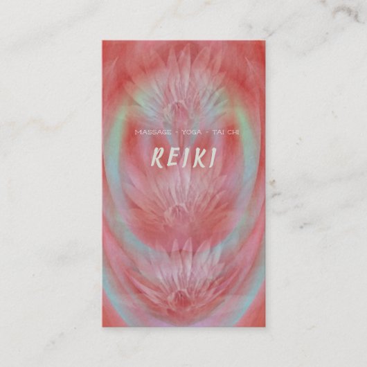 Massage Yoga Thai Chi Arts Visitekaartjes (Voorkant)