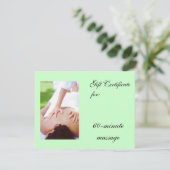 Massagecadeaubon (Staand voorkant)