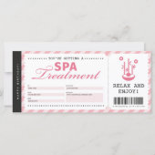 Massagedag van Spa Massage Roze Gift Voucher Certi (Voorkant)