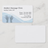 Massagediensten Moderne visitekaartjes (Voorkant / Achterkant)