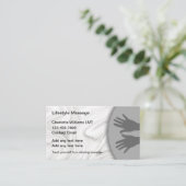 Massagediensten Trendy Visitekaartjes (Staand voorkant)