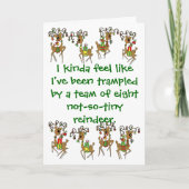 Massagefeestdag Feestdagen Kaart (Voorkant)