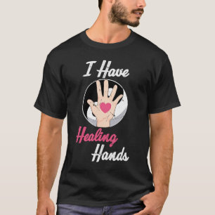 Massagemerde ik heb een hittebestendige Chiropr. T-shirt