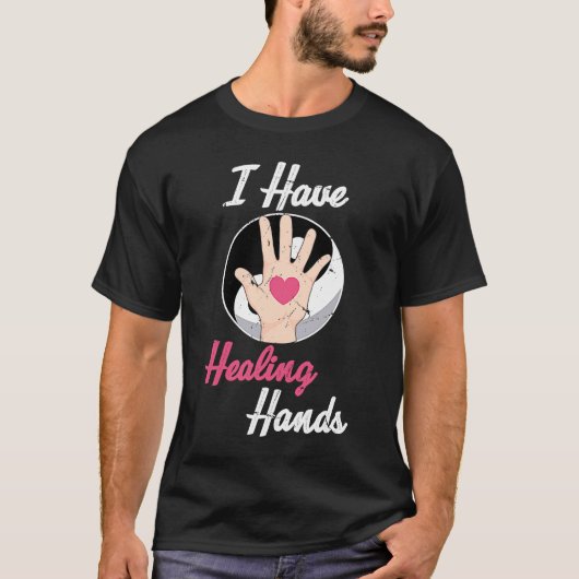 Massagemerde ik heb een hittebestendige Chiropr. T-shirt (Voorkant)