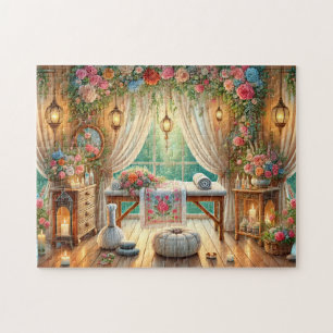 Massageoord Bloom & Balance Spa Garden View Legpuzzel
