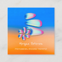 Massagepa Wellness Flower Hologram Logo