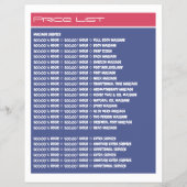 Massagepictogrammen, massagetherapie, massageparlo flyer (Achterkant)