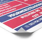 Massagepictogrammen, massagetherapie, massageparlo poster (Hoek)