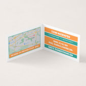 Massagepictogrammen, massagetherapie, parlor Loyal Visitekaartje (Binnen)