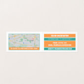 Massagepictogrammen, massagetherapie, parlor Loyal Visitekaartje (Binnenkant ongevouwen)