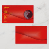 Massageprofielkaart voor voet visitekaartje (Voorkant / Achterkant)