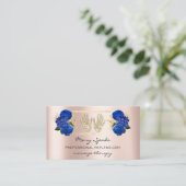 Massagereflexology Reiki Hands Roos Gold QR Royal Visitekaartje (Staand voorkant)