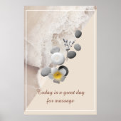 Massageruimte Kunst Mindfulness Poster (Voorkant)