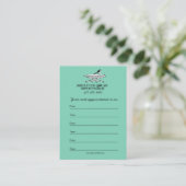 Massagesalon/Therapist/Masseuse Appointcard Afsprakenkaartje (Staand voorkant)