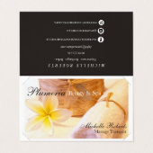 Massagesalon W/Appointverwijzing Spa Skin Care Visitekaartje (Buitenkant ongevouwen)
