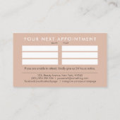 Massageschets opnieuw verzachten visitekaartje (Achterkant)