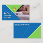 Massagesessie | Rugmassage | Dagspa Visitekaartje (Voorkant / Achterkant)